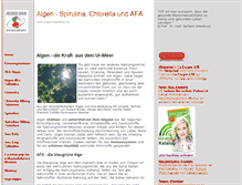 Tablet Screenshot of algen-tabletten.eu